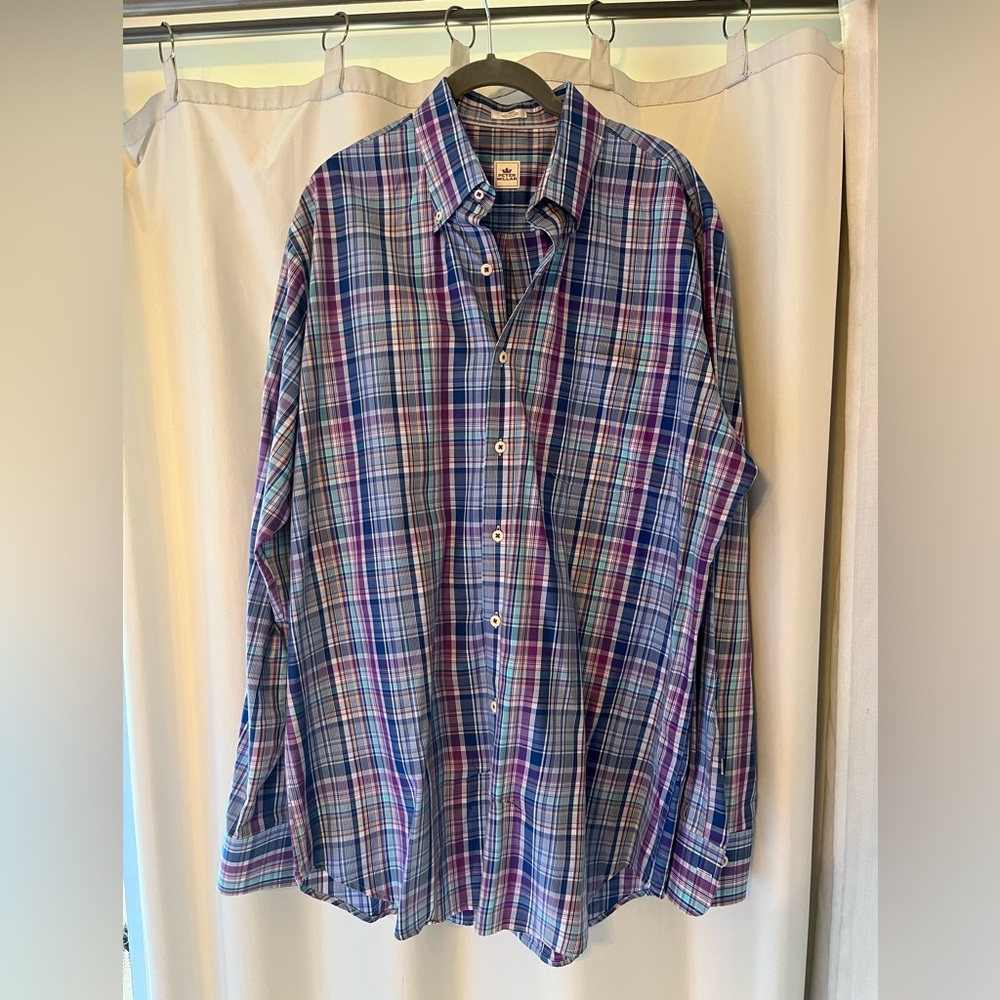 Mens Peter millar button down shirt